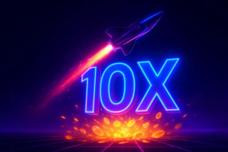 Peak Multiplier Crash Plane climbing with blazing trail above coins and glowing 10x counter